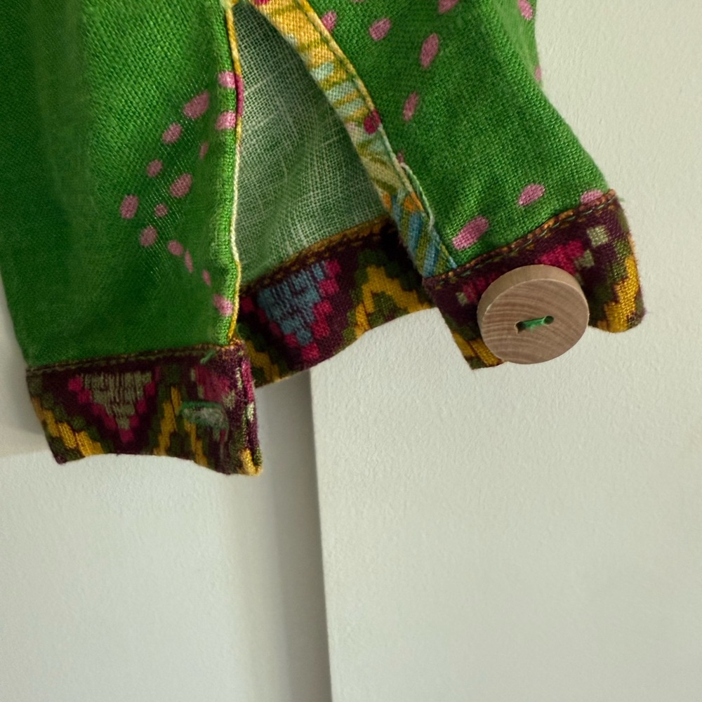 FARM Rio Linen Banana Leaf Romper (shorts) - Picture 5 of 5